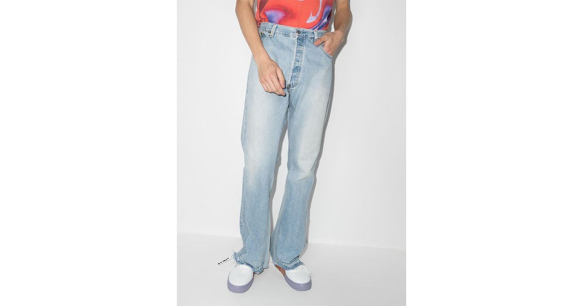 GALLERY DEPT. La Flare Blue Denim Jean for Men | Lyst