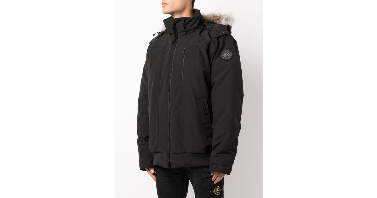 Canada Goose Synthetic Borden Bomber Black Label for Men | Lyst