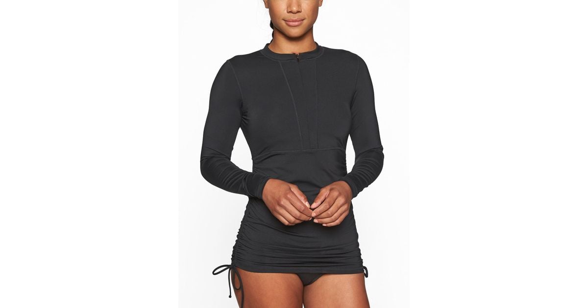 athleta ruched rashguard