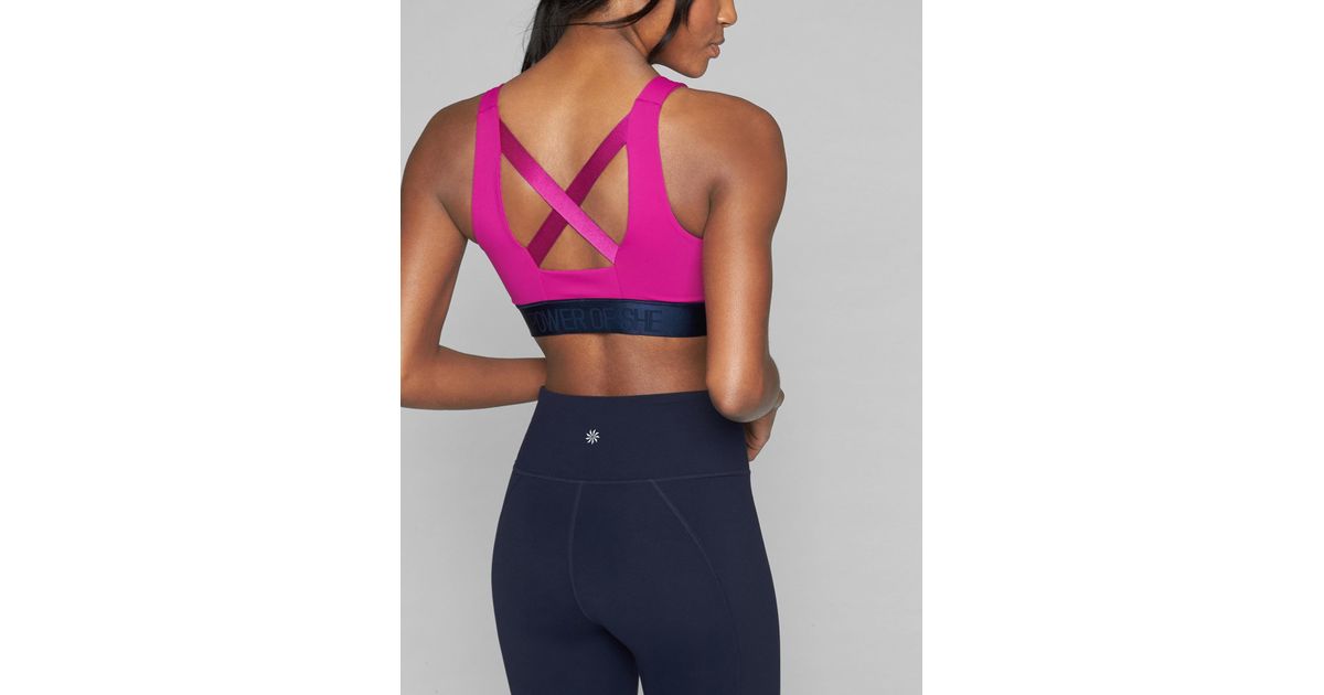 athleta power of she bra