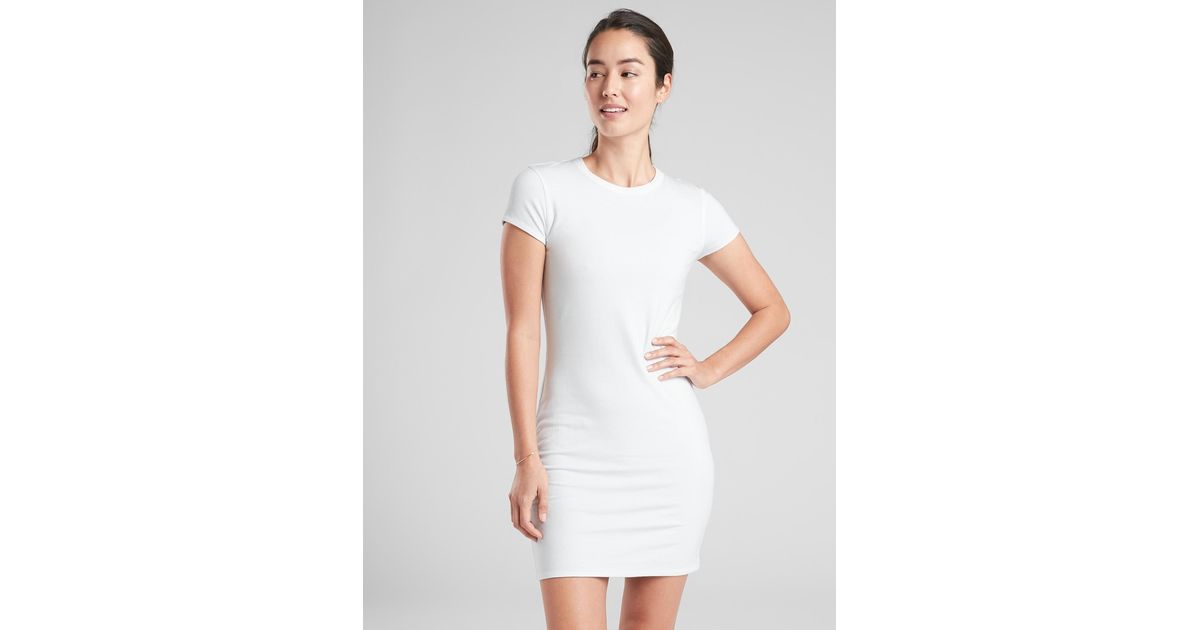 athleta white dress