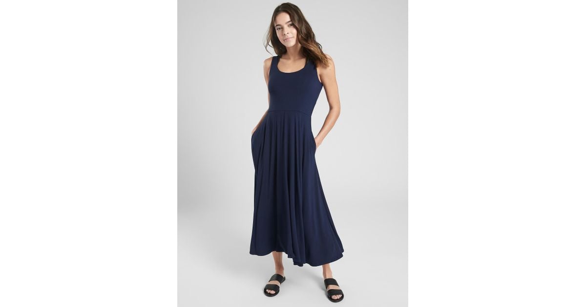 athleta costa midi dress