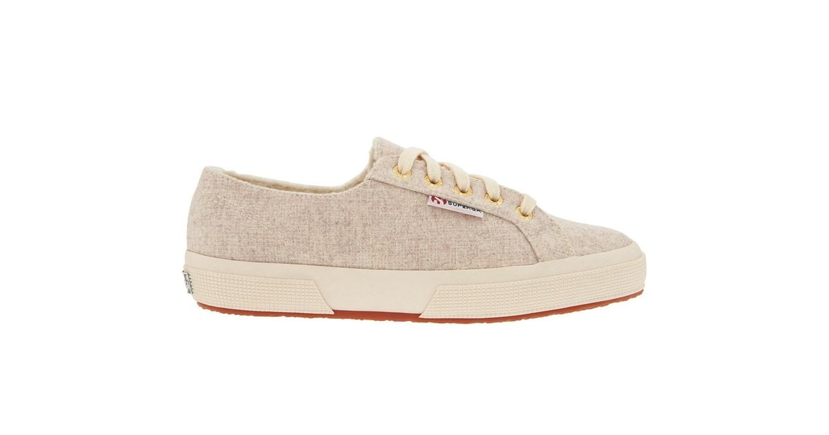 superga shearling sneakers