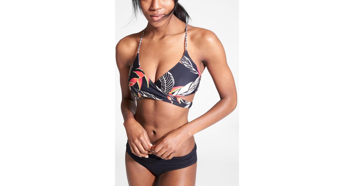 athleta wrap bikini top