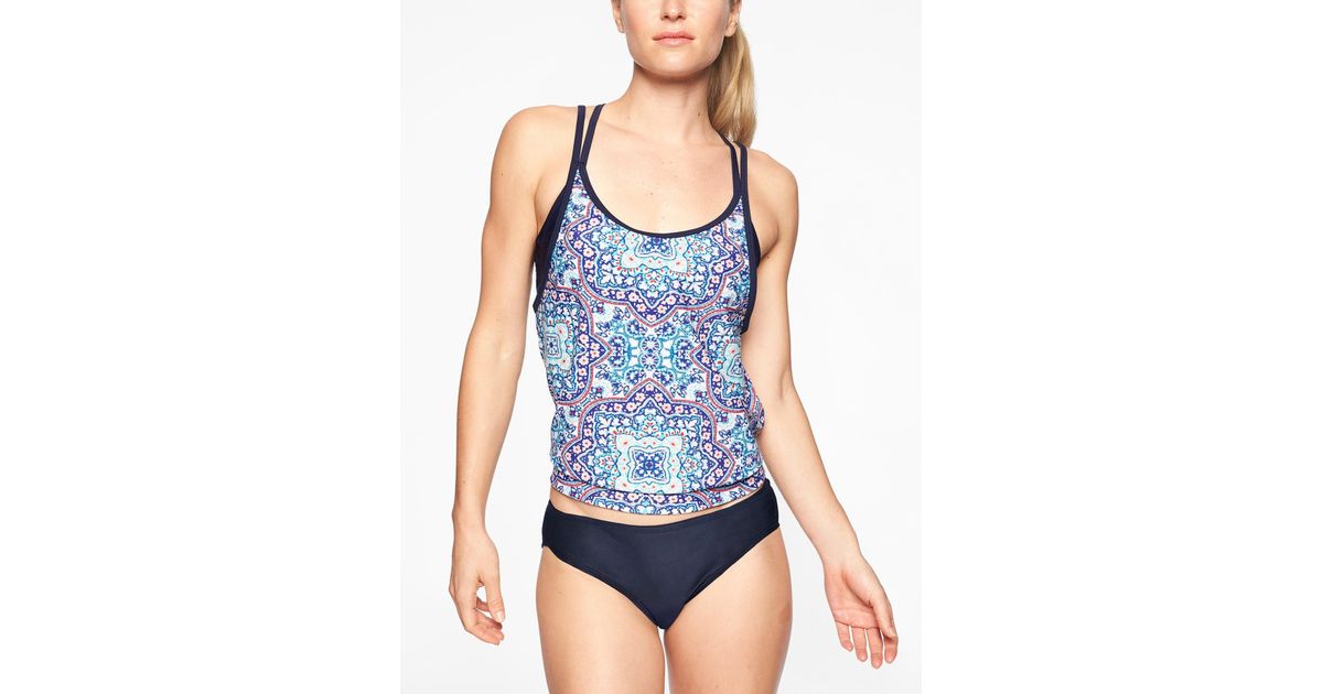 blousy tankini top