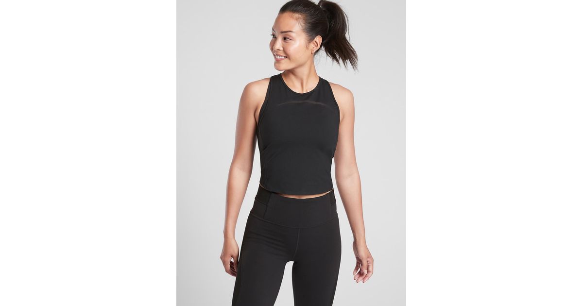 athleta aura crop tank
