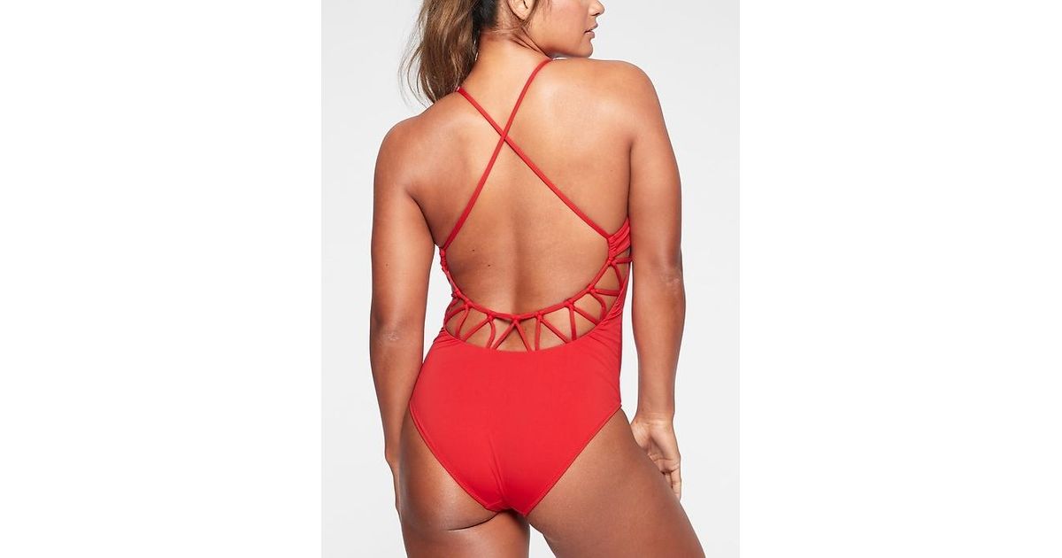 athleta loop back one piece