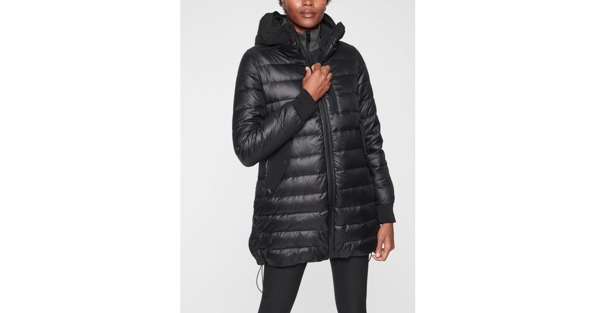 athleta snow down jacket