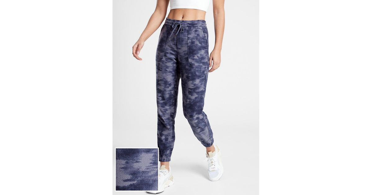 Athleta Farallon Printed Jogger in Blue 