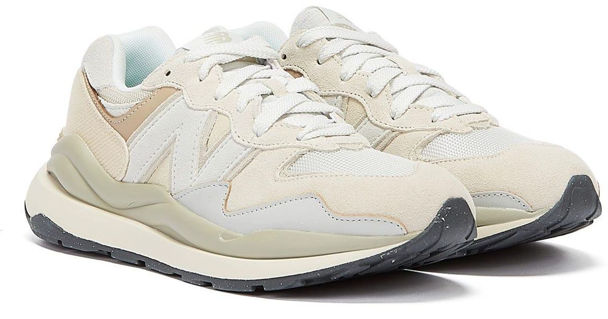 New Balance 57/40 Moonbeam in White Lyst