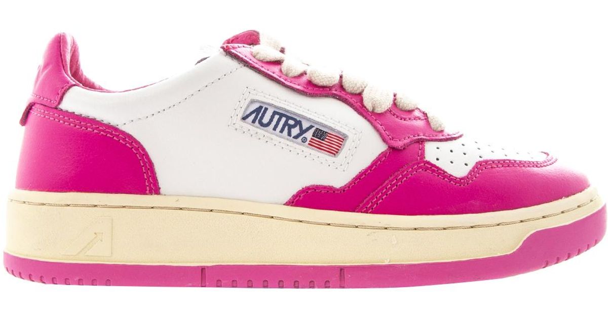 Autry Sneakers in Pink | Lyst