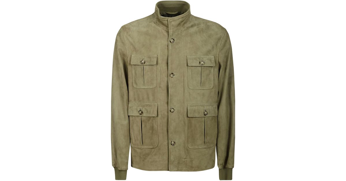 Valstar Leather Field Jacket in Brown for Men | Lyst