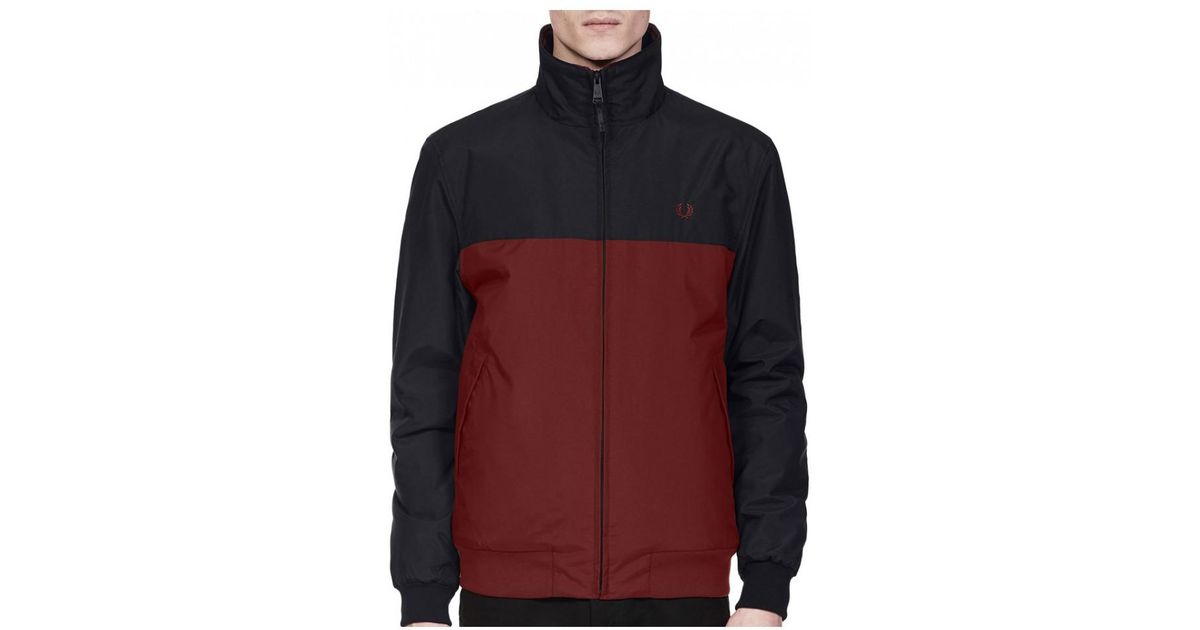 fred perry panel brentham lightweight jacket
