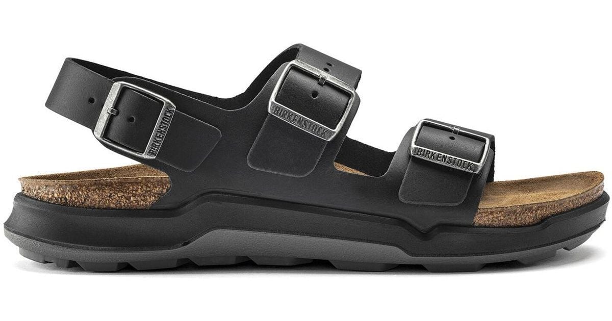 Birkenstock Suede Milano Ct Regular Sandal Black for Men Save 6 Lyst