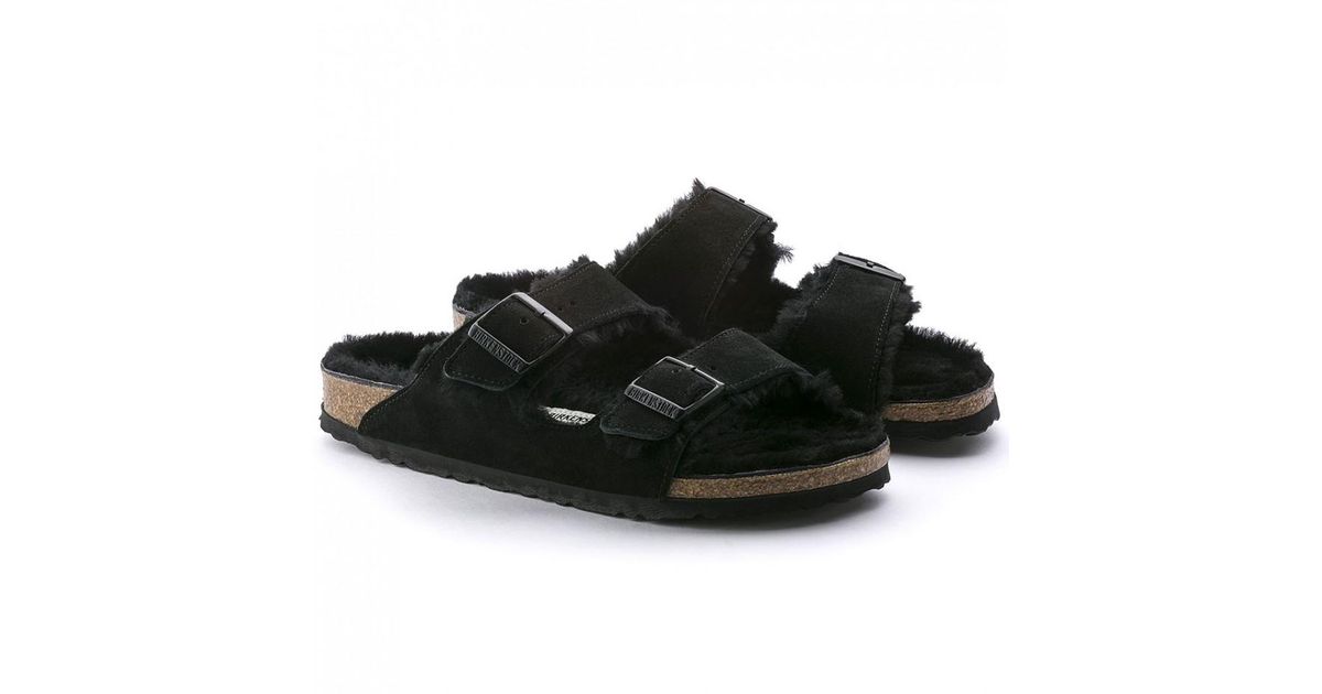 fur lined birkenstocks