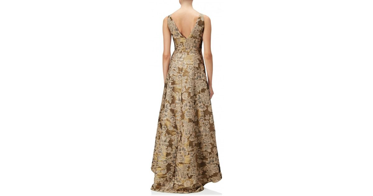 antique gold dress