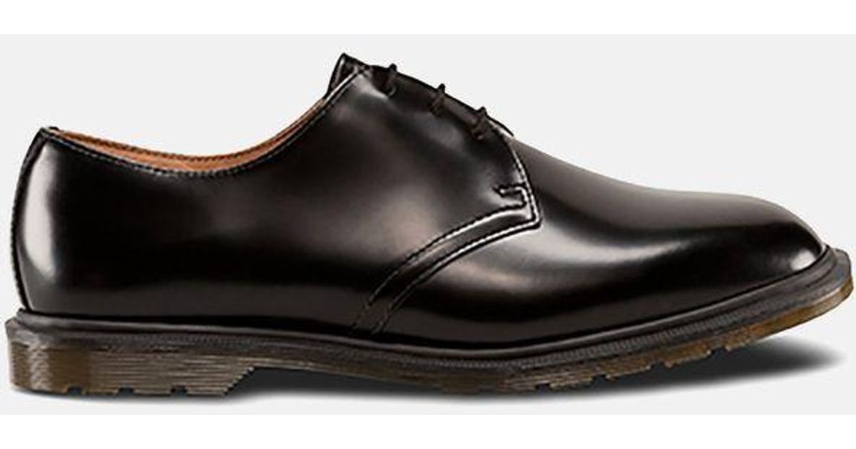 Dr. Martens Steed (made In England) - Black Polished Smooth for Men | Lyst  Canada