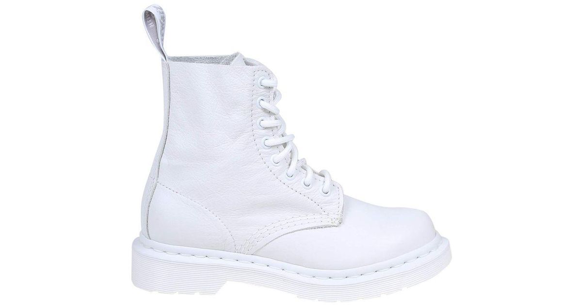 1460 mono smooth white