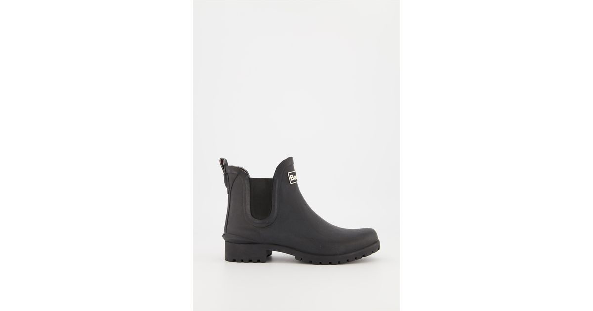 barbour black wilton wellies