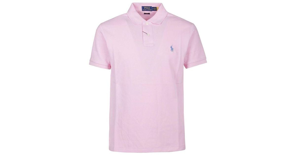 Ralph Lauren 710795080004carmel Other Materials Polo Shirt in Pink for ...