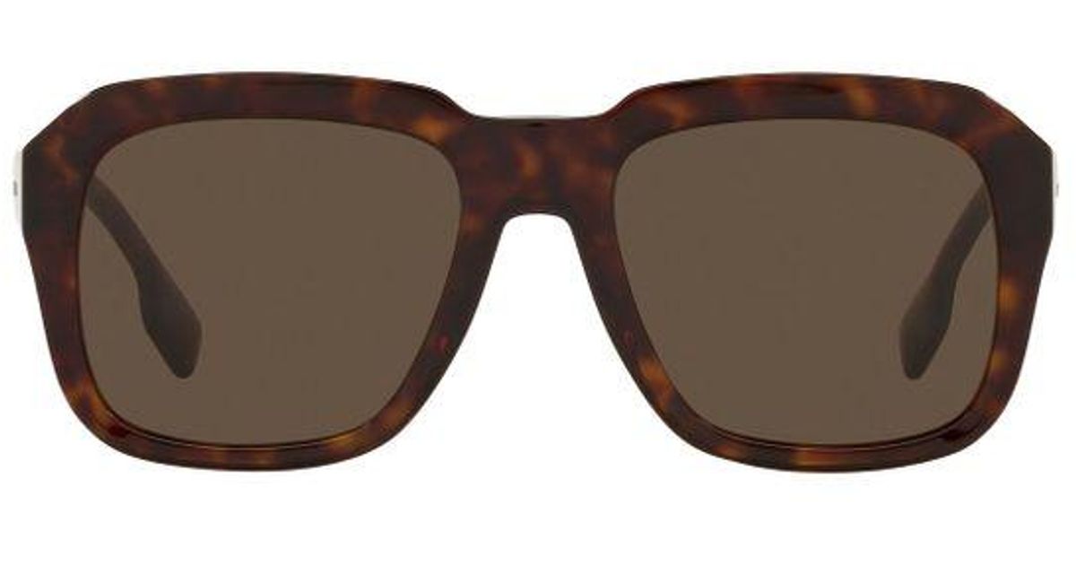 Burberry Be4350 Dark Havana Male Sunglasses in Brown for Men Lyst