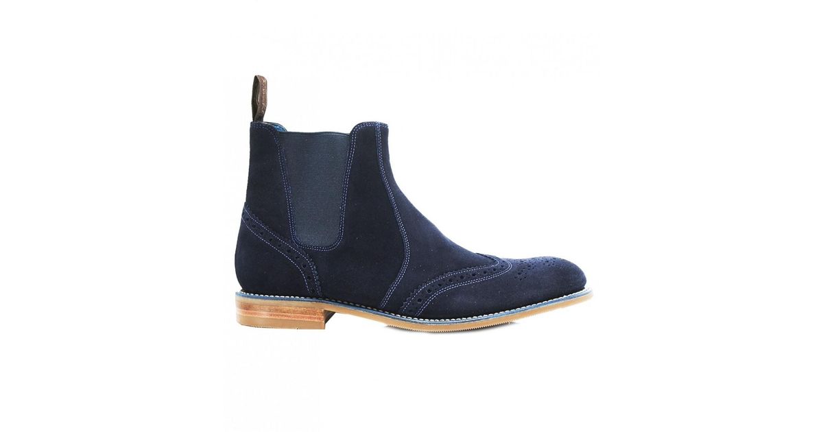 loake chelsea boots suede