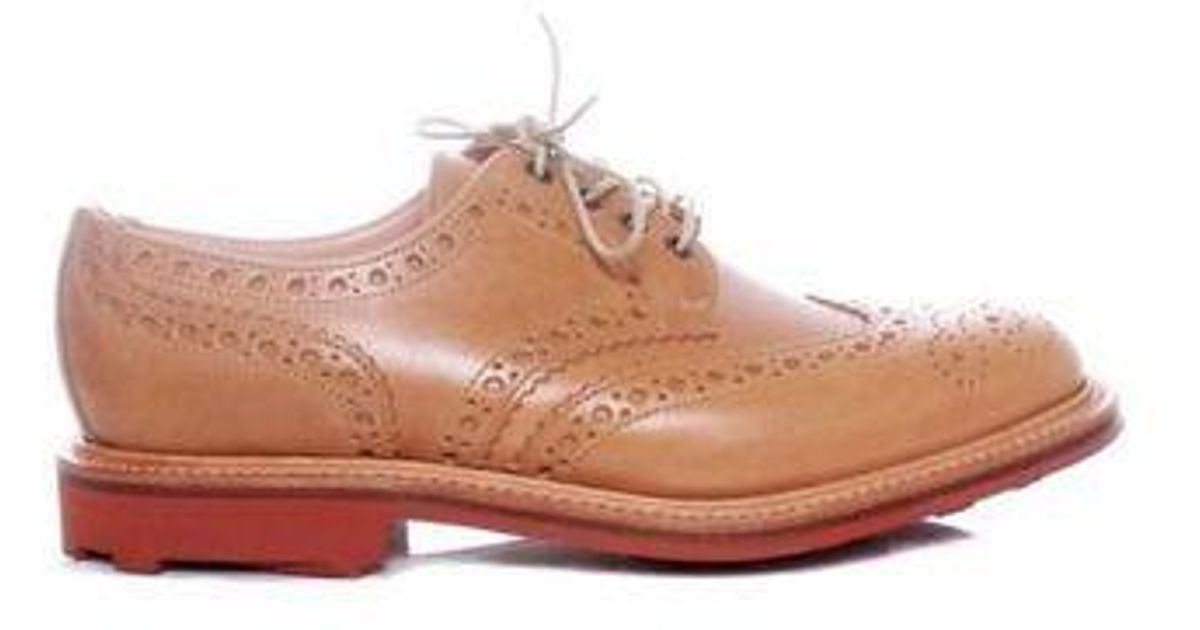 Sanders Leather Jude Brogue Shoes Mens Shoes Lace-ups Brogues Light Tan in Brown for Men 