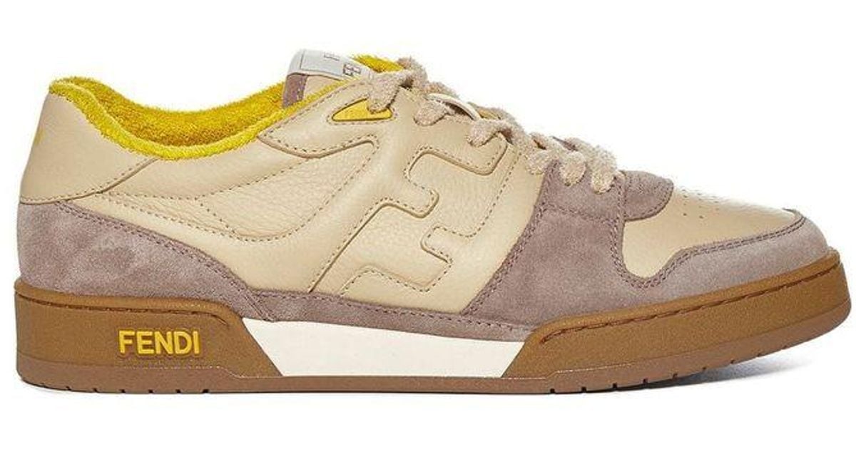 Fendi Leather Match Low-top Sneakers for Men - Save 30% | Lyst