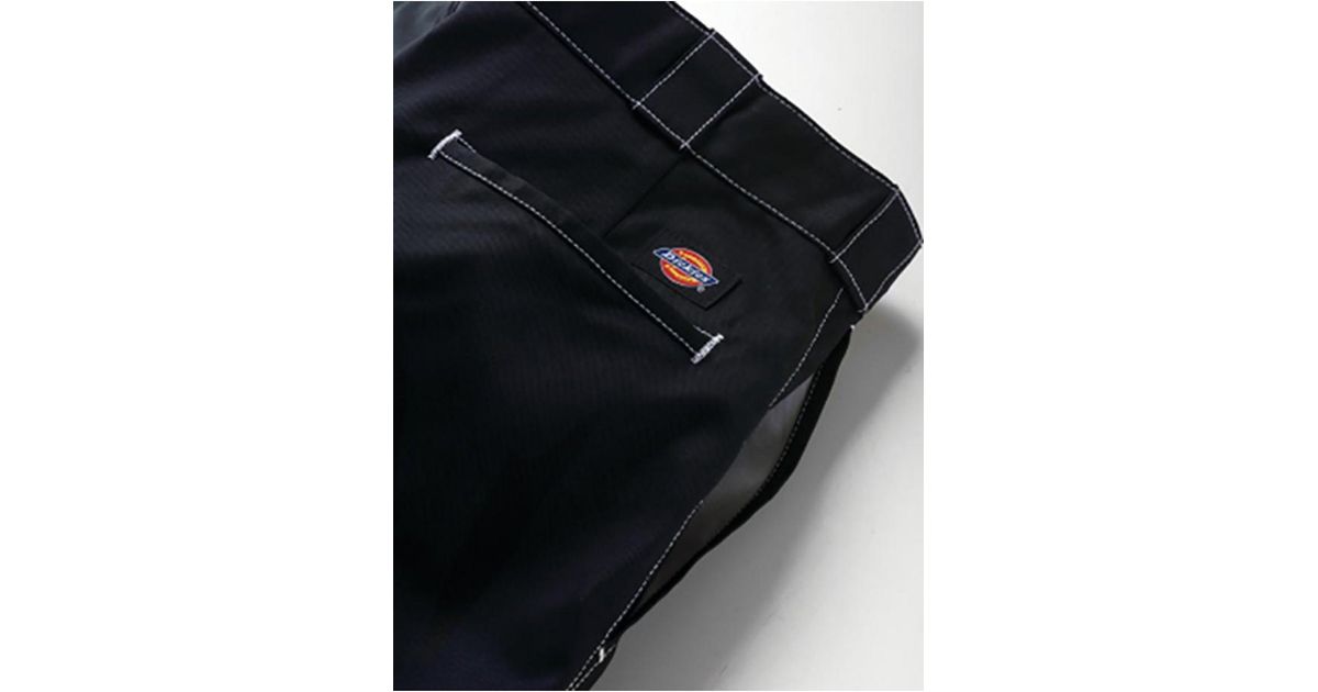 dickies 874 work pant chino with contrast stitch in black