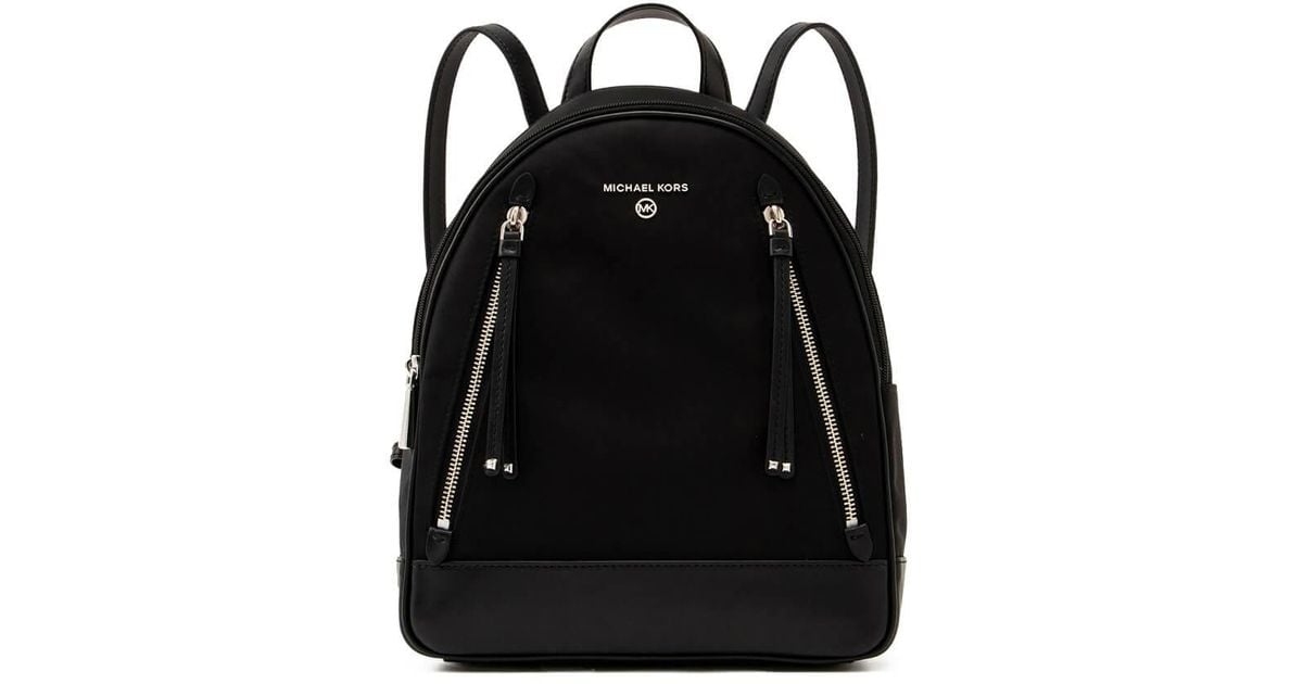 Michael Kors Synthetic Brooklyn Backpack in Black Lyst