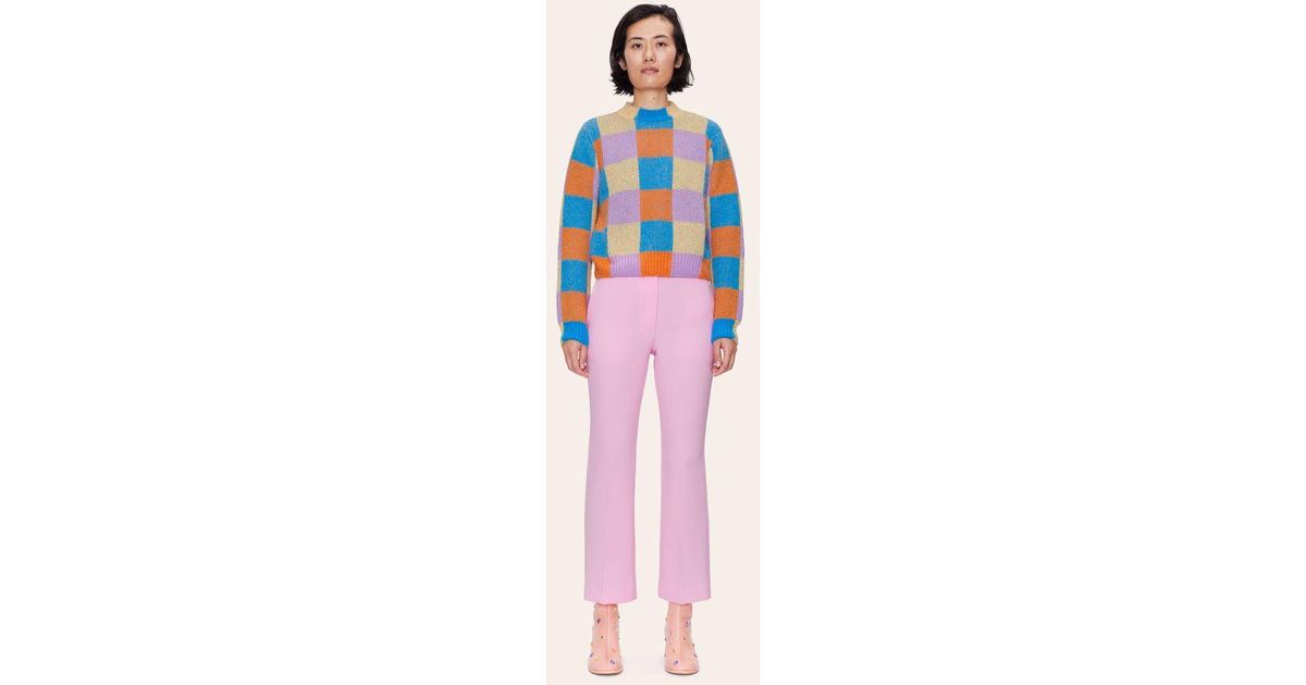Stine Goya Zinnie Sweater - Checks - Lyst