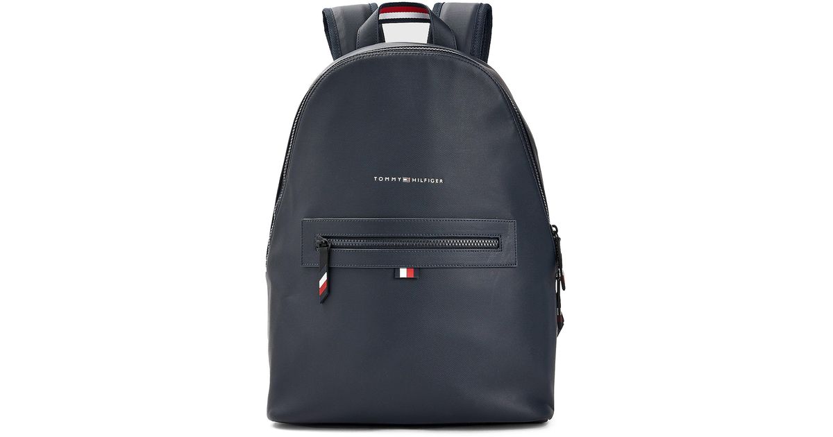 Tommy Hilfiger Essential Pq Backpack in Blue for Men - Save 5% | Lyst