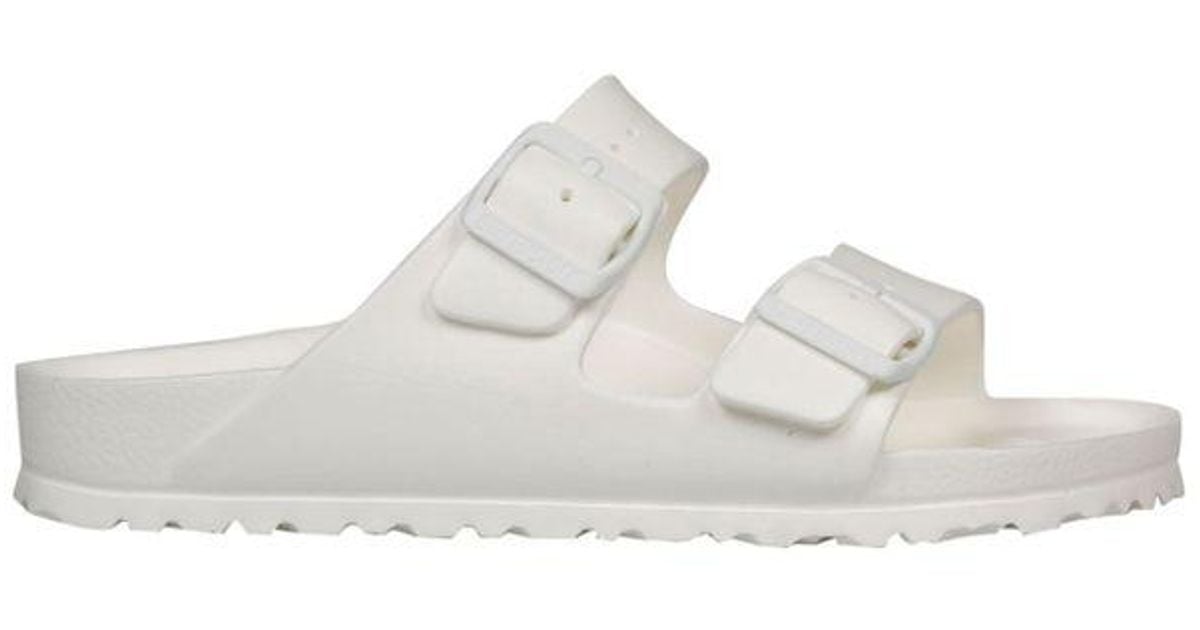 Birkenstock Women's 129443white White Rubber Sandals - Lyst