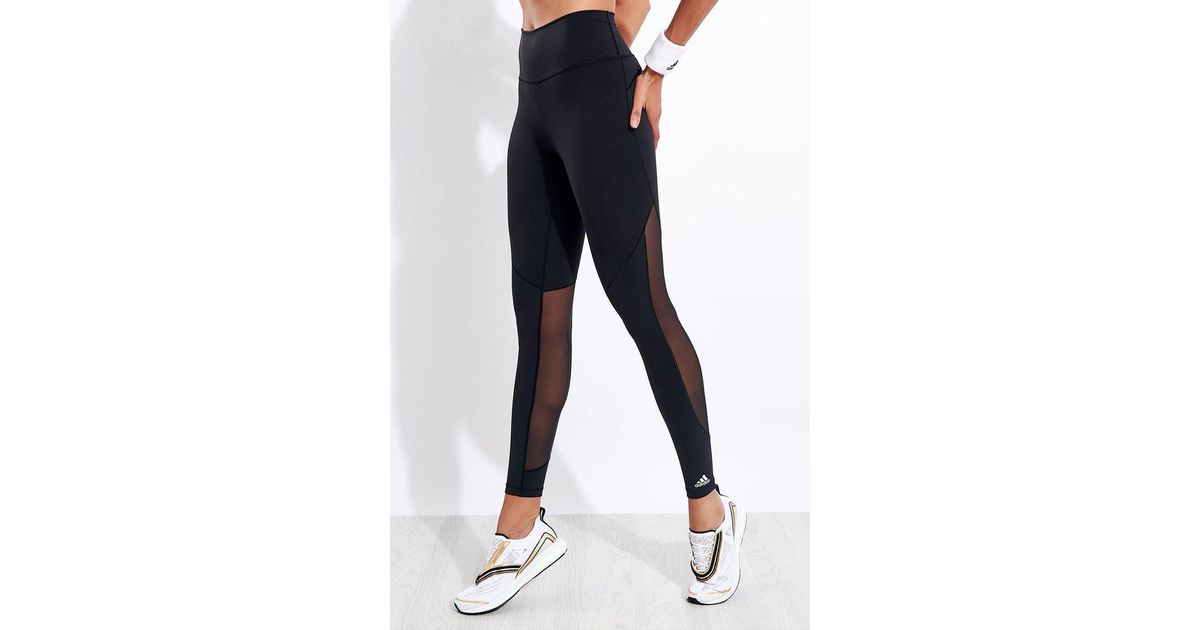 adidas Believe This 2.0 3-stripes Mesh Long leggings - Black | Lyst