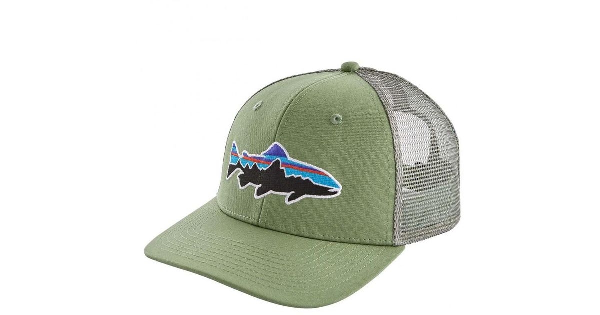 Fitz Roy Trout Trucker Hat Matcha Green 