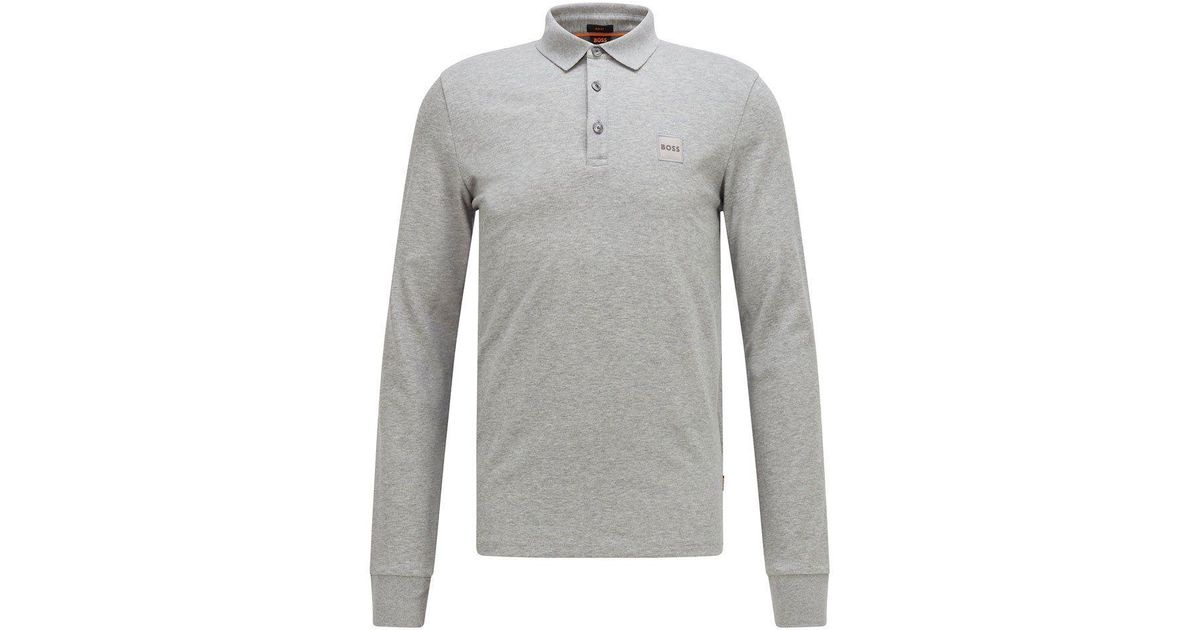 passerby long sleeve polo shirt