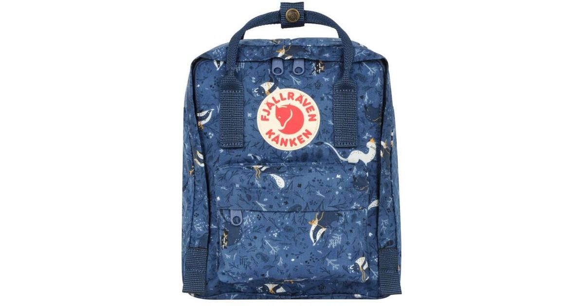 fjallraven kanken art blue fable