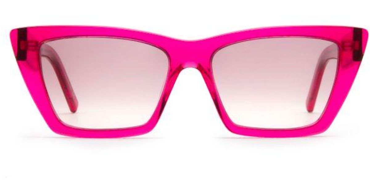 Saint Laurent Saint Laurent Sl 276 Pink Female Sunglasses | Lyst