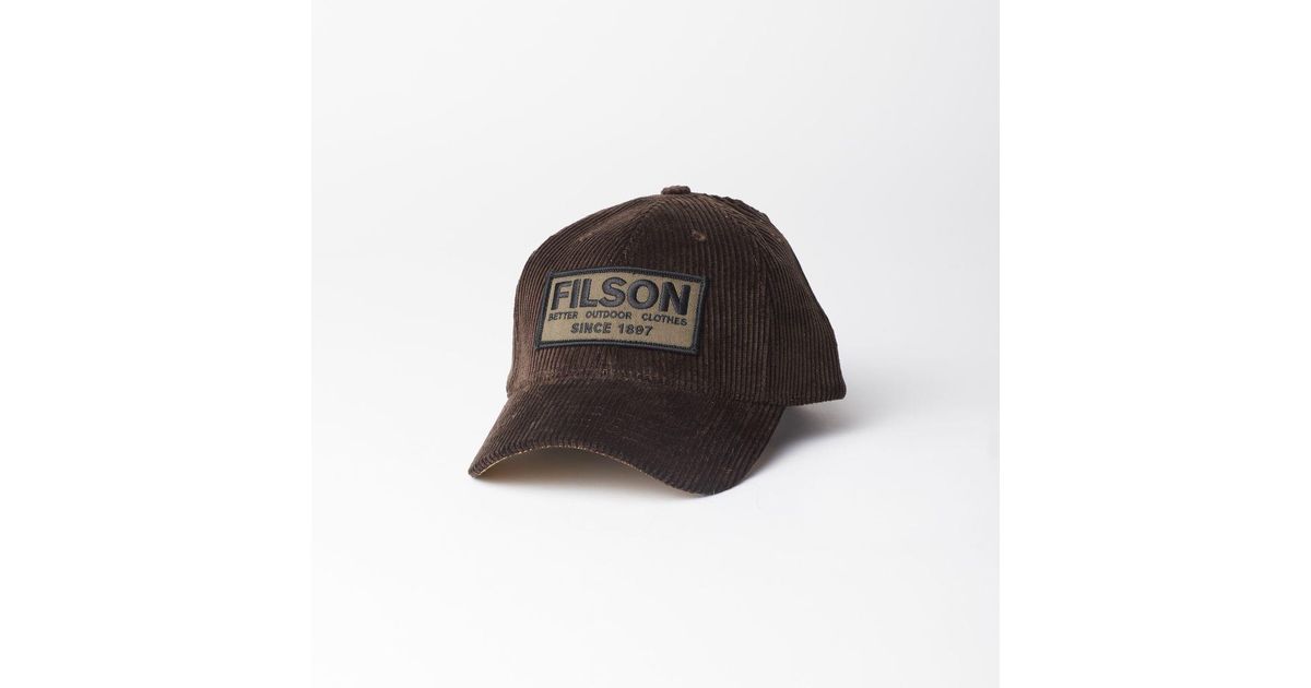 Filson Logger Cap - Dark Corduroy in 