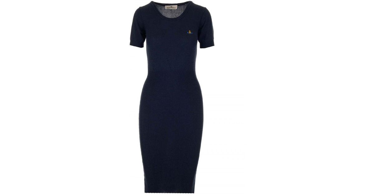 Vivienne Westwood Cotton Bebe Dress in Blue - Save 4% | Lyst UK