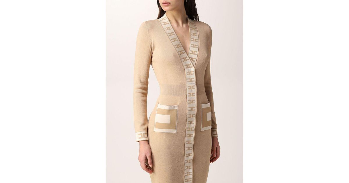 elisabetta franchi cardigan lungo