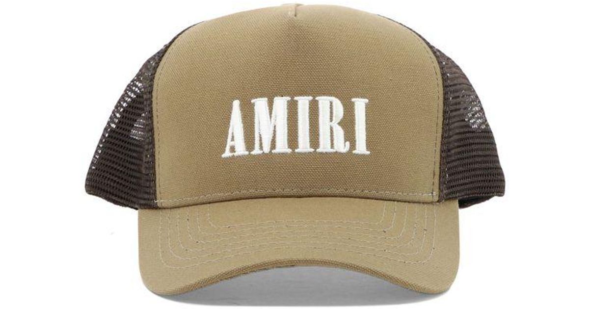 brown amiri hat