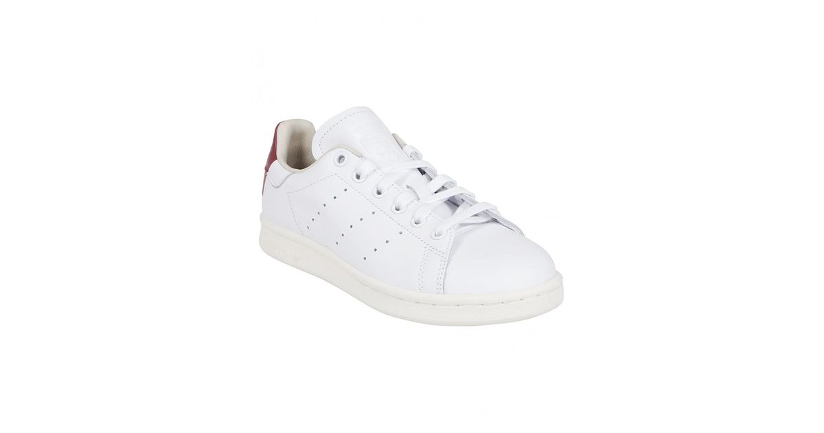 stan smith white black red