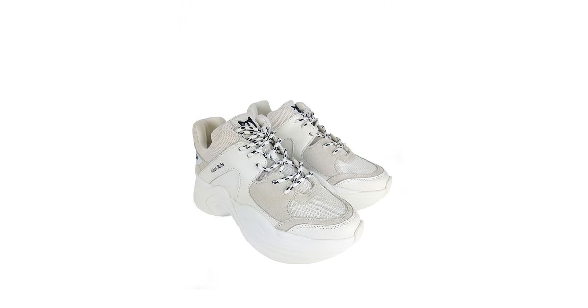 naked wolfe white trainers