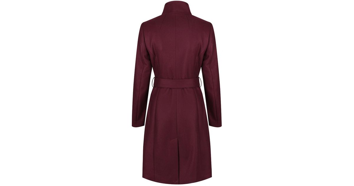 ted baker sandra coat purple