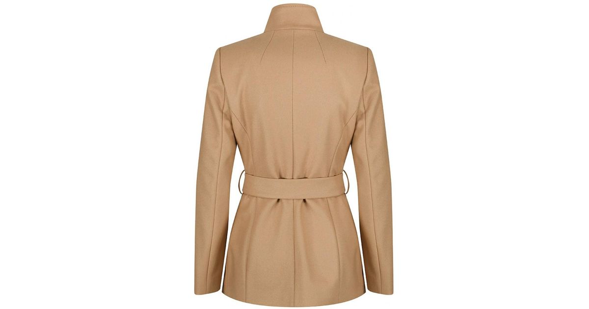 rytaa short wool wrap coat