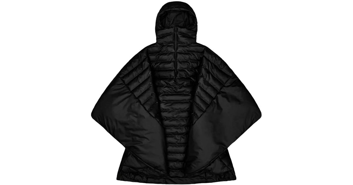 Rains Synthetic Trekker Cape in Black for Men Lyst Canada