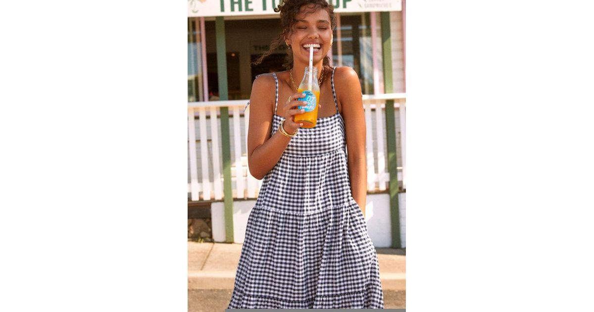 seafolly ally gingham dress