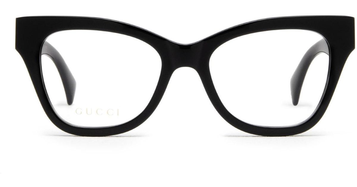 Gucci gg1133o Female Eyeglasses in Black | Lyst