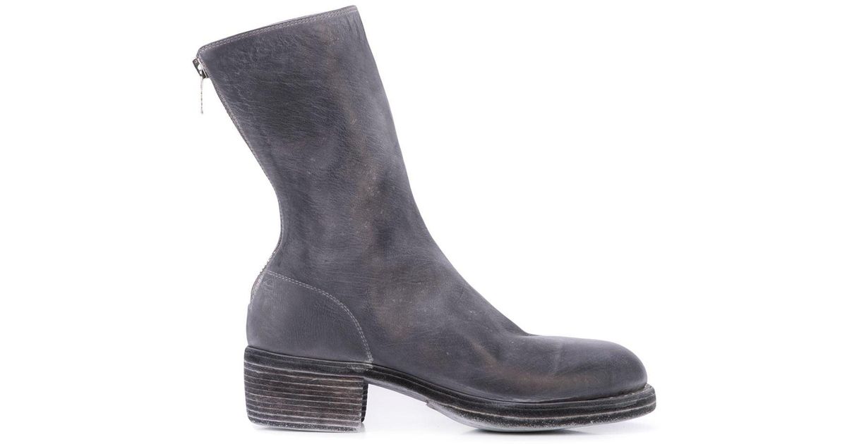 Guidi 788z Soft Horse Leather Classic Back Zip Boots in Grey (Gray) Lyst